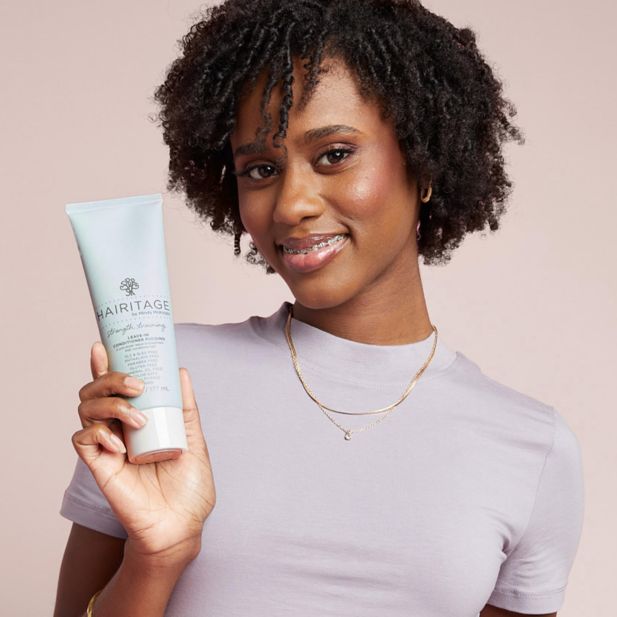 Hairitage Ahead of the Curl! Hydrating Curl Cream - Frizz Control, Strength Training Leave In Conditioner Pudding - 12 Fluid Ounces